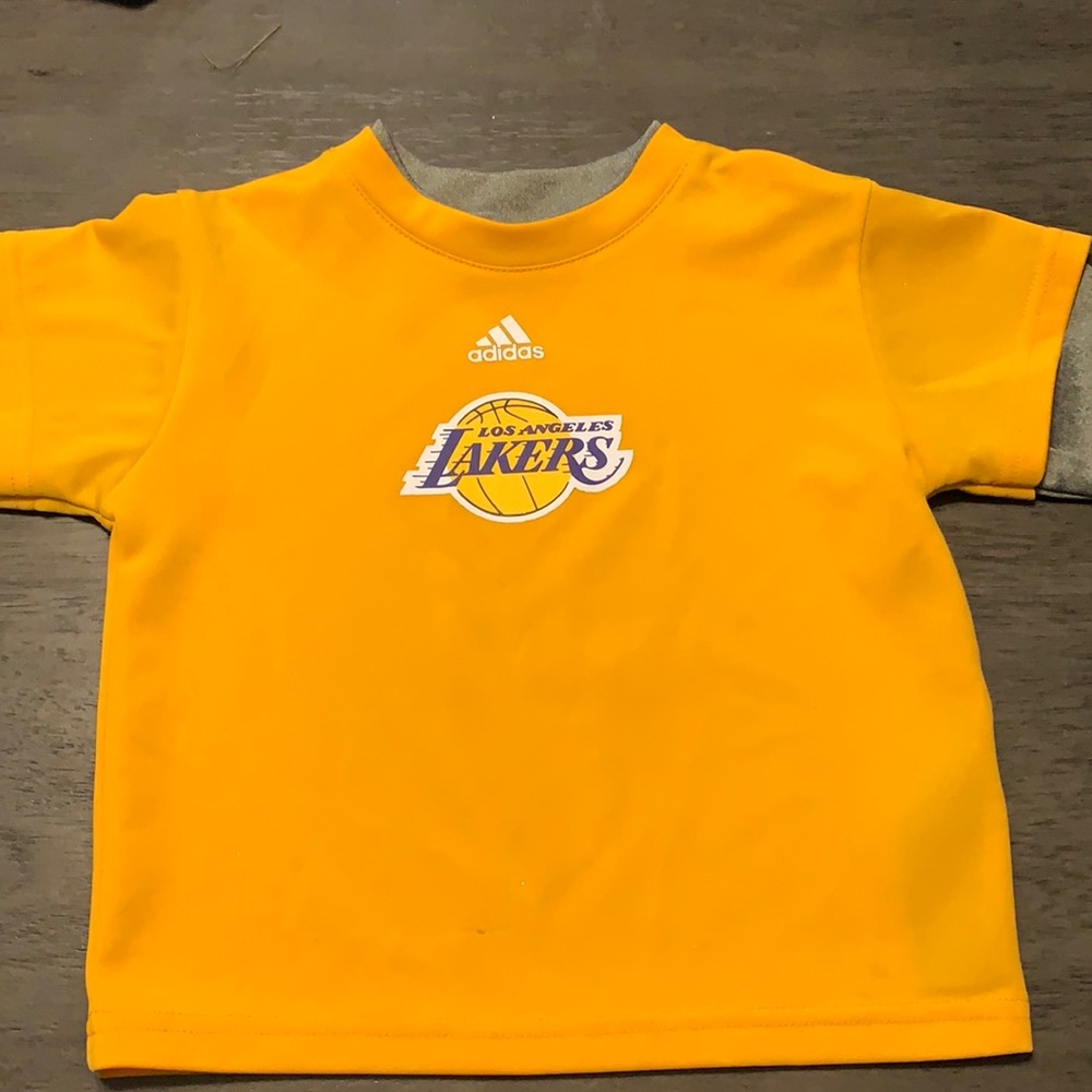 Size 24 months long sleeve and pants LA Lakers set